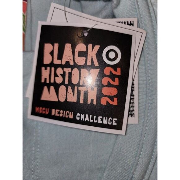 Black History Month Shirt Top Women's XS Blue Purple Yellow Orange‎ Graphic NEW - Picture 8 of 9